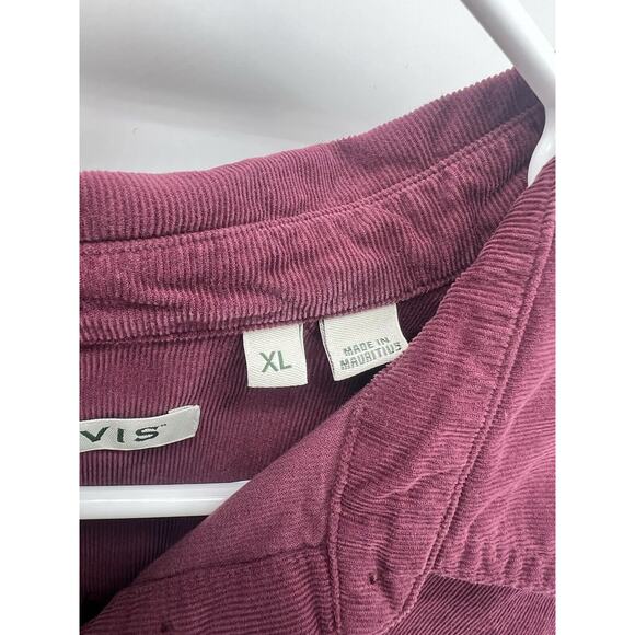 Orvis Mens Shirt Extra Large Burgundy XL Button Corduroy Top Hunting Gorp - Picture 4 of 12